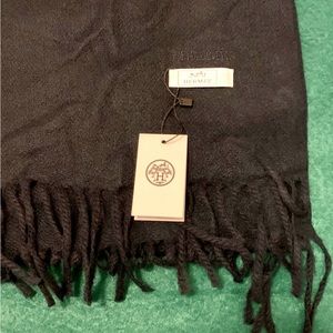 hermes blue cashmere scarf